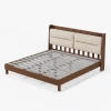 COCOON – Walnut Brown Polished Modern Bedroom Set - Image 3